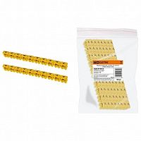Маркер наборный - символ A желтый 1,5мм² (150 шт.) |  код. SQ0534-0013 |  TDM